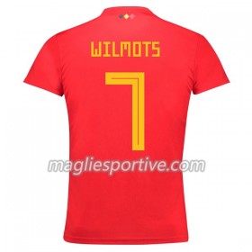 Completo Calcio Belgio Wilmots 7 Divisa Prima Mondiali 2018